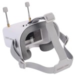 LS-008D Pro White  Goggle with 5.8G 40ch 3.7V/2000mAh Battery 4.3 Inch HD LCD 16:9 for Racing Drone Bwhoop